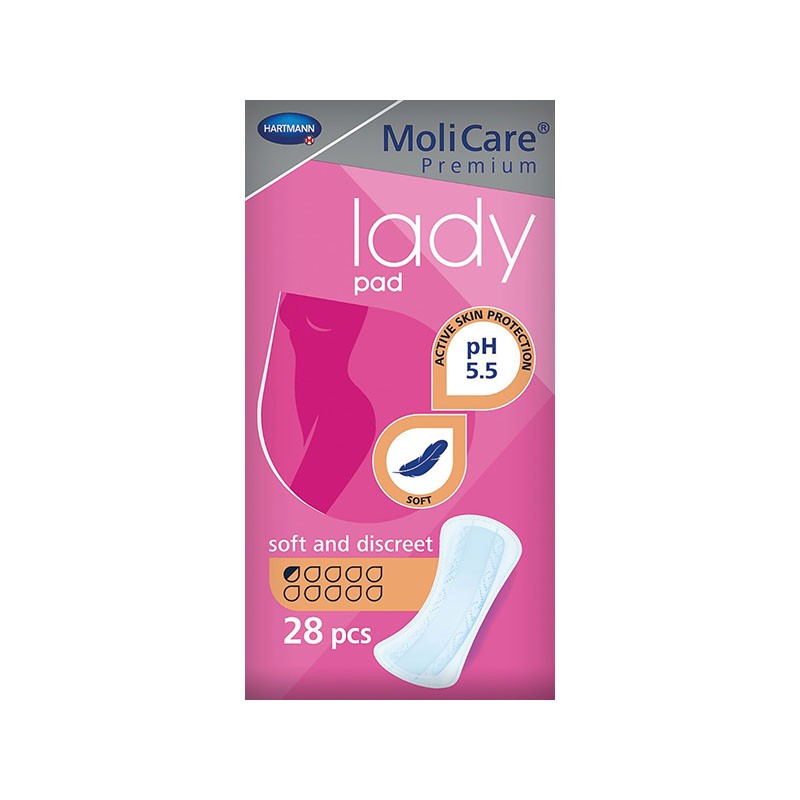 Protections anatomiques Molicare Premium Lady Pad 0,5 Gouttes