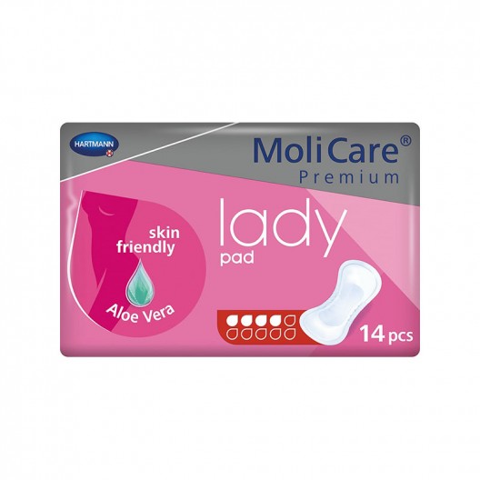 Protections anatomiques Molicare Premium Lady Pad 4 Gouttes