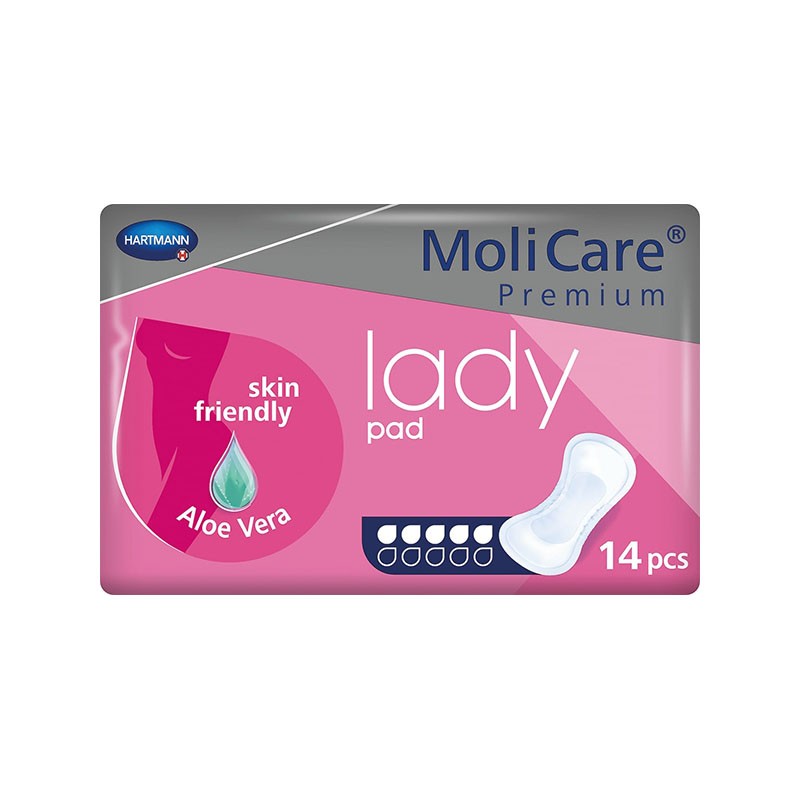 Protections anatomiques Molicare Premium Lady Pad 5 Gouttes