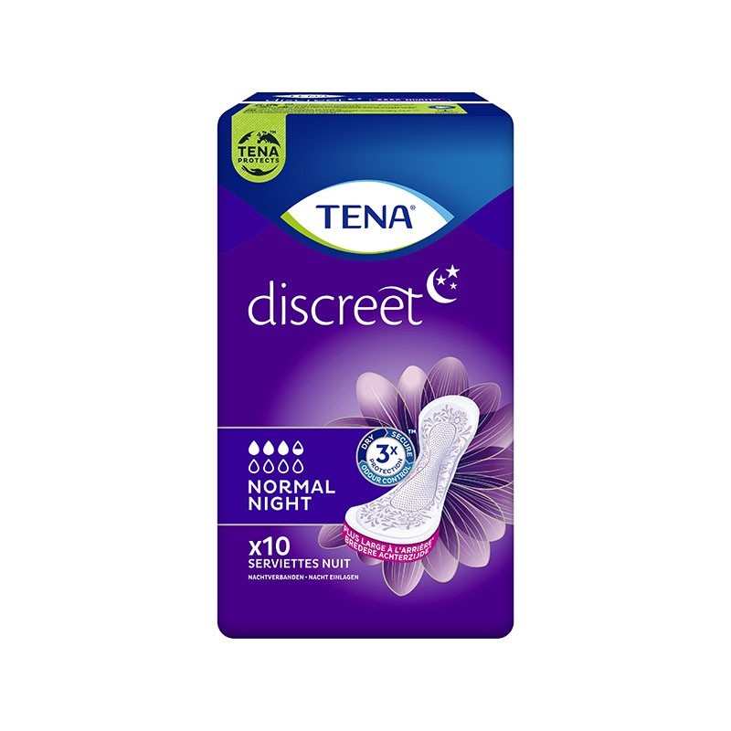 Echantillons TENA Discreet Normal Night